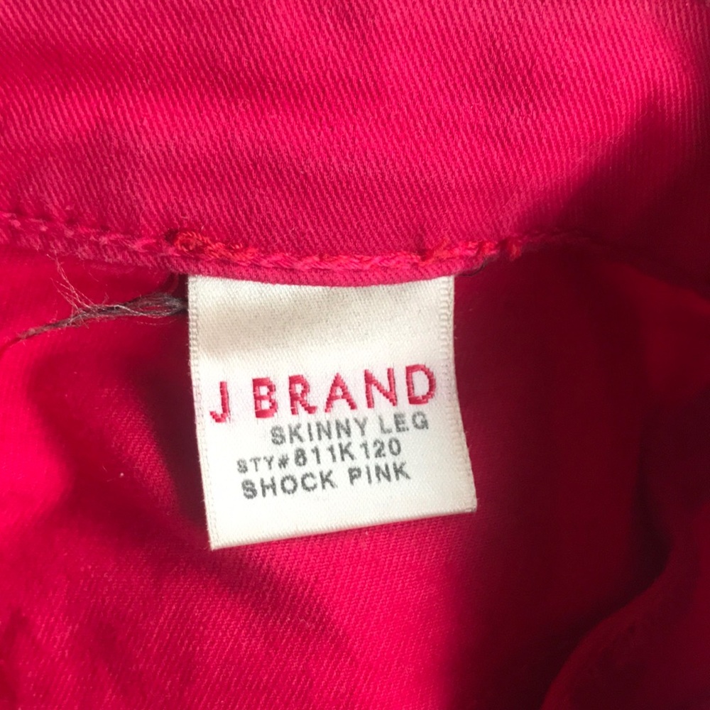 J brand 811 - shock pink - Picture 3 of 5